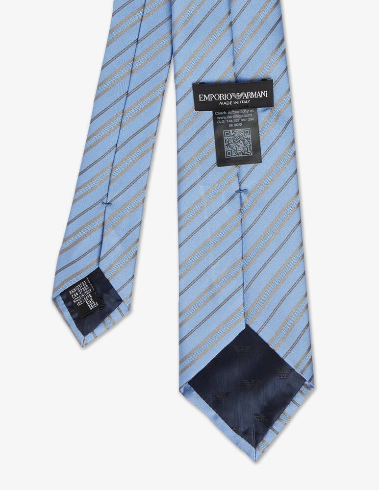 rinascente Emporio Armani Regimental jacquard tie