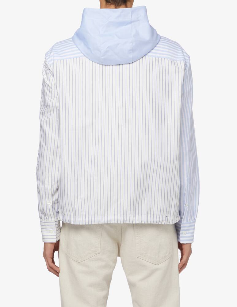 rinascente Emporio Armani Camicia over rigata con cappuccio 