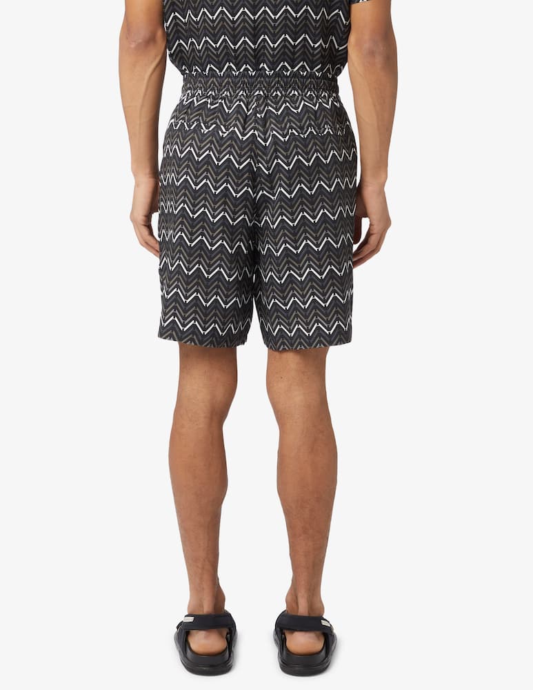 rinascente Emporio Armani Pantaloni shorts con fantasia