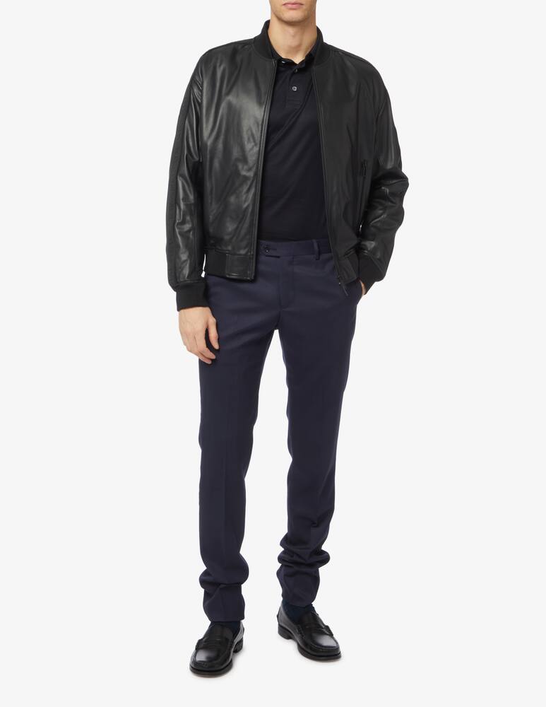 rinascente Emporio Armani Leather blouson jacket 