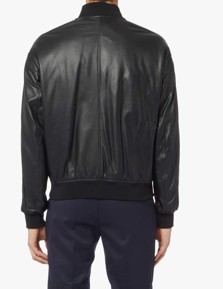rinascente Emporio Armani Leather blouson jacket 