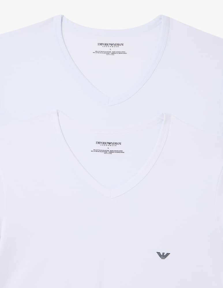 Emporio Armani t-shirt scollo a V 2 pack - immagine 3 Emporio Armani t-shirt scollo a V 2 pack - immagine 3