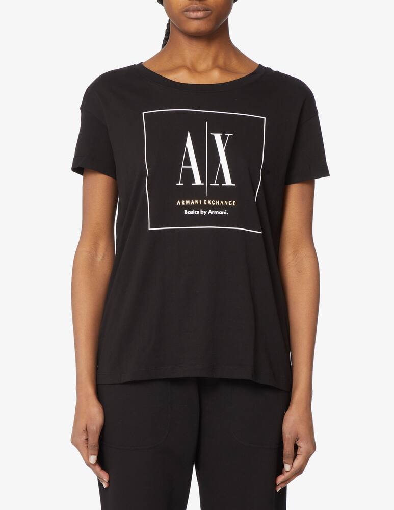 Armani Exchange T-shirt AX basic by - Black - picture 1 Armani Exchange T-shirt AX basic by - Black - picture 1
