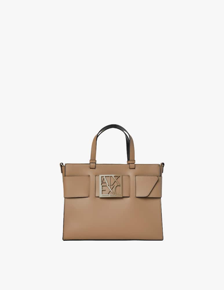 rinascente Armani Exchange Borsa tote con fibbia