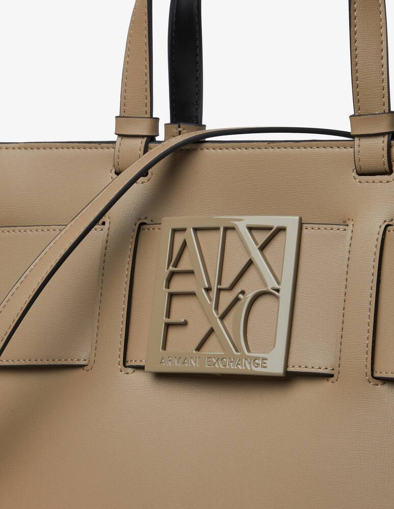 rinascente Armani Exchange Borsa tote con fibbia
