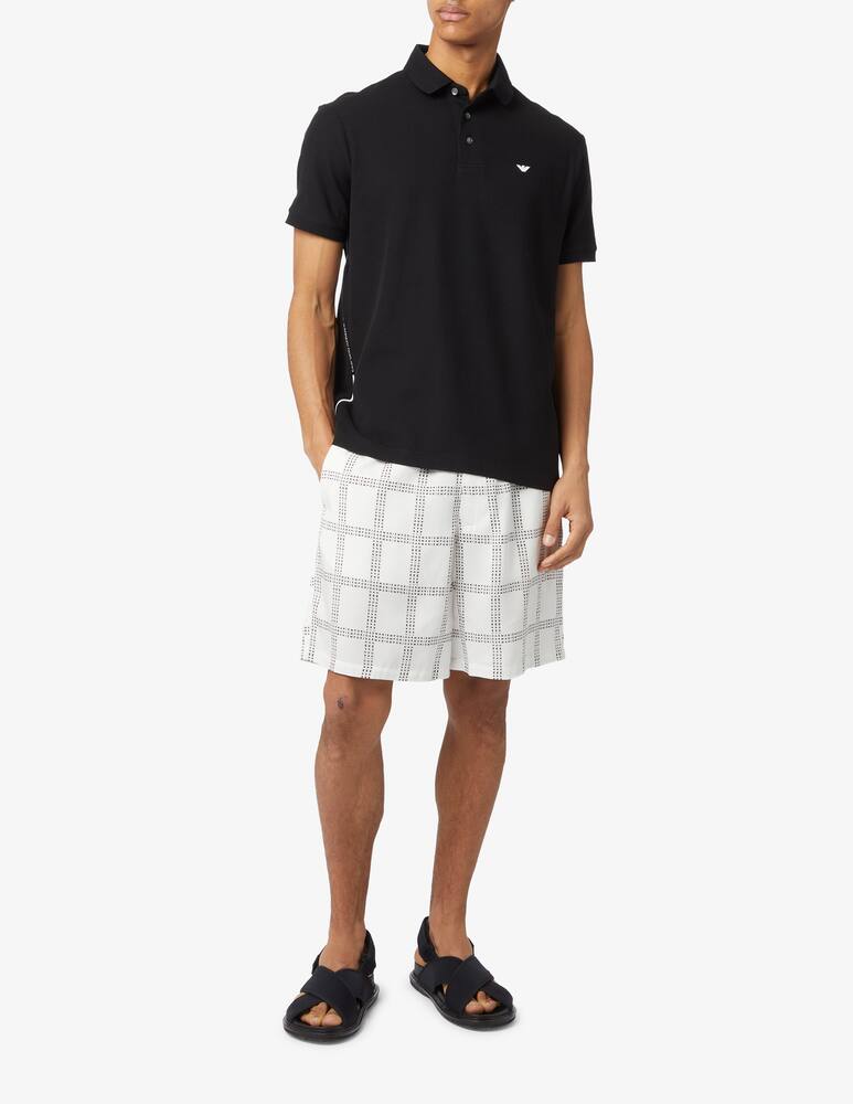 rinascente Emporio Armani Lateral logo piquet polo 