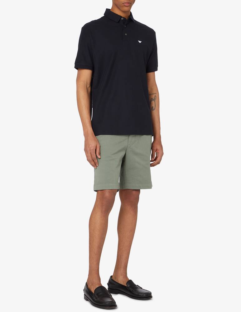 rinascente Emporio Armani Lateral logo piquet polo 