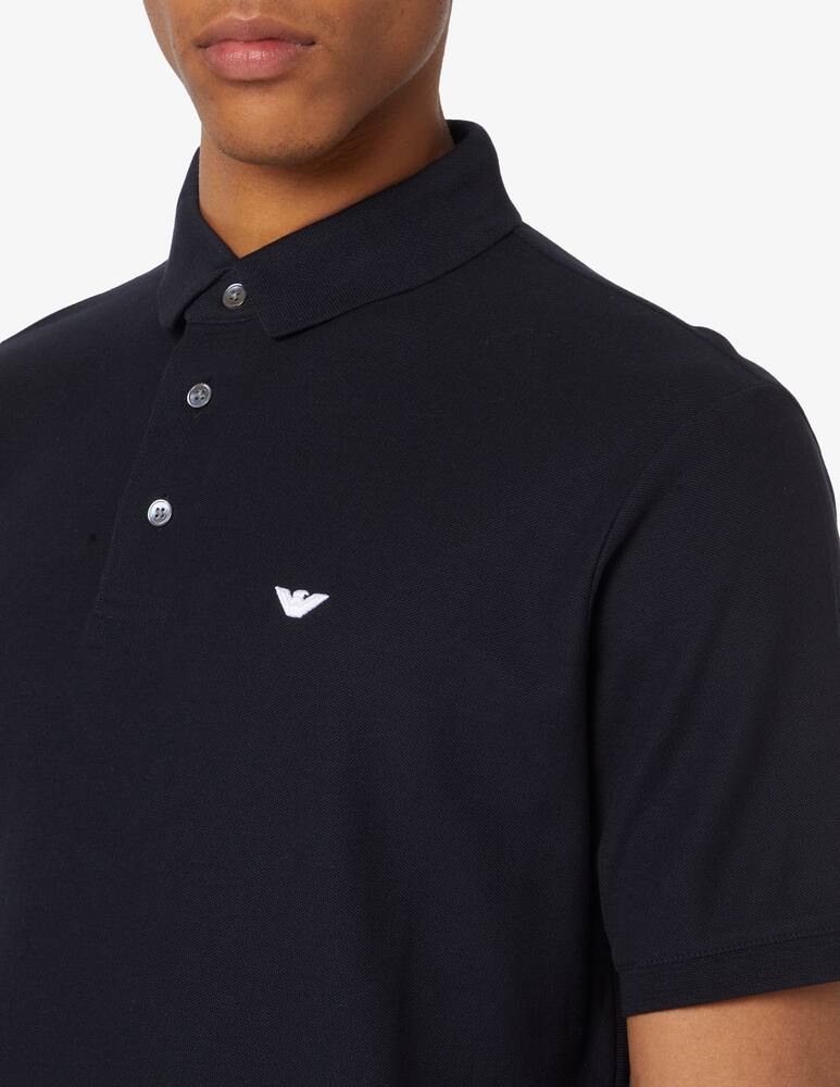 rinascente Emporio Armani Lateral logo piquet polo 