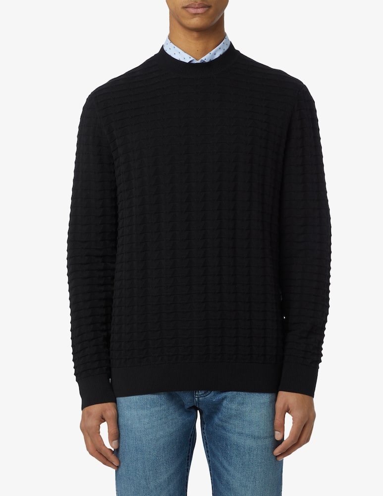 Emporio Armani Logo crewneck jumper - picture 1 Emporio Armani Logo crewneck jumper - picture 1