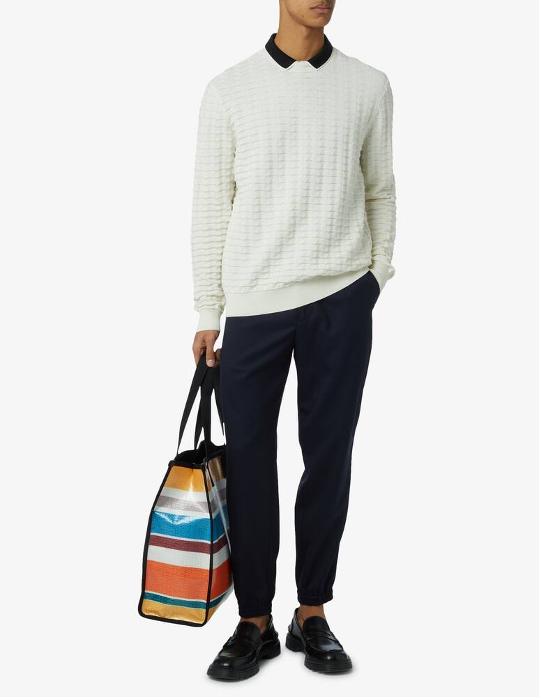 rinascente Emporio Armani Logo crewneck jumper 