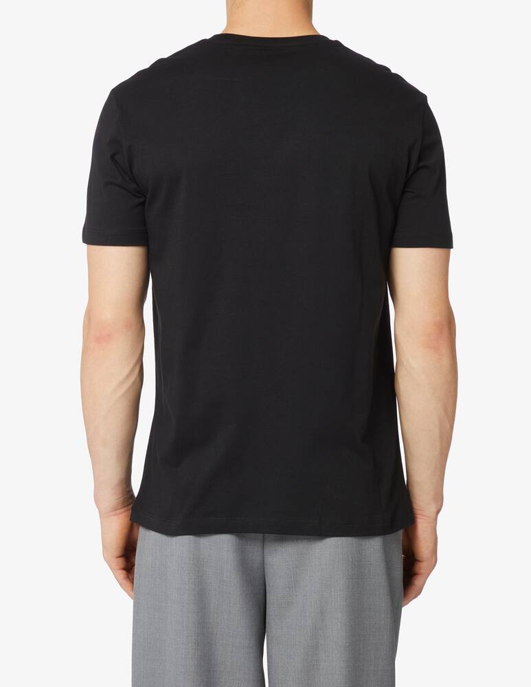 rinascente Armani Exchange Slim fit stripes logo t-shirt