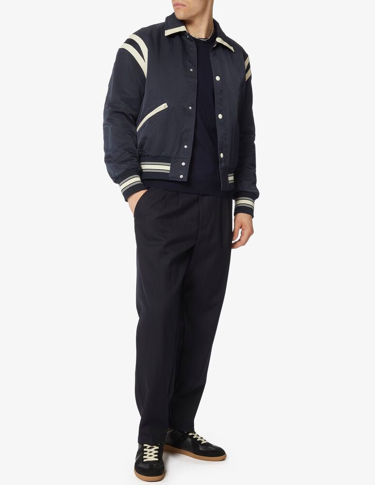 rinascente Emporio Armani Lettering back varsity jacket