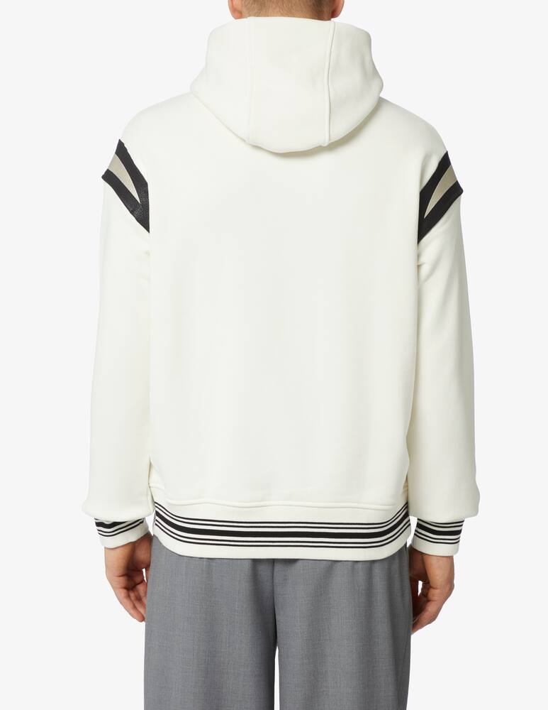 rinascente Emporio Armani Felpa con cappuccio varsity lettering