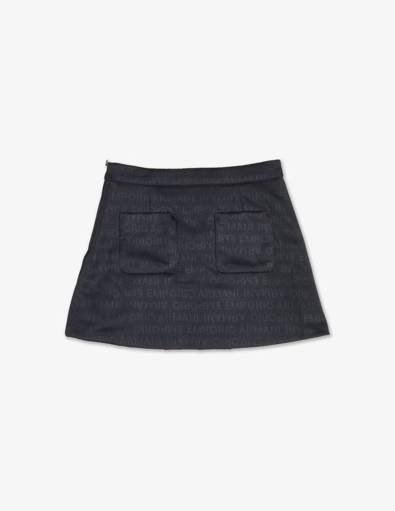 Emporio Armani Gonna mini con logo - immagine 3 Emporio Armani Gonna mini con logo - immagine 3