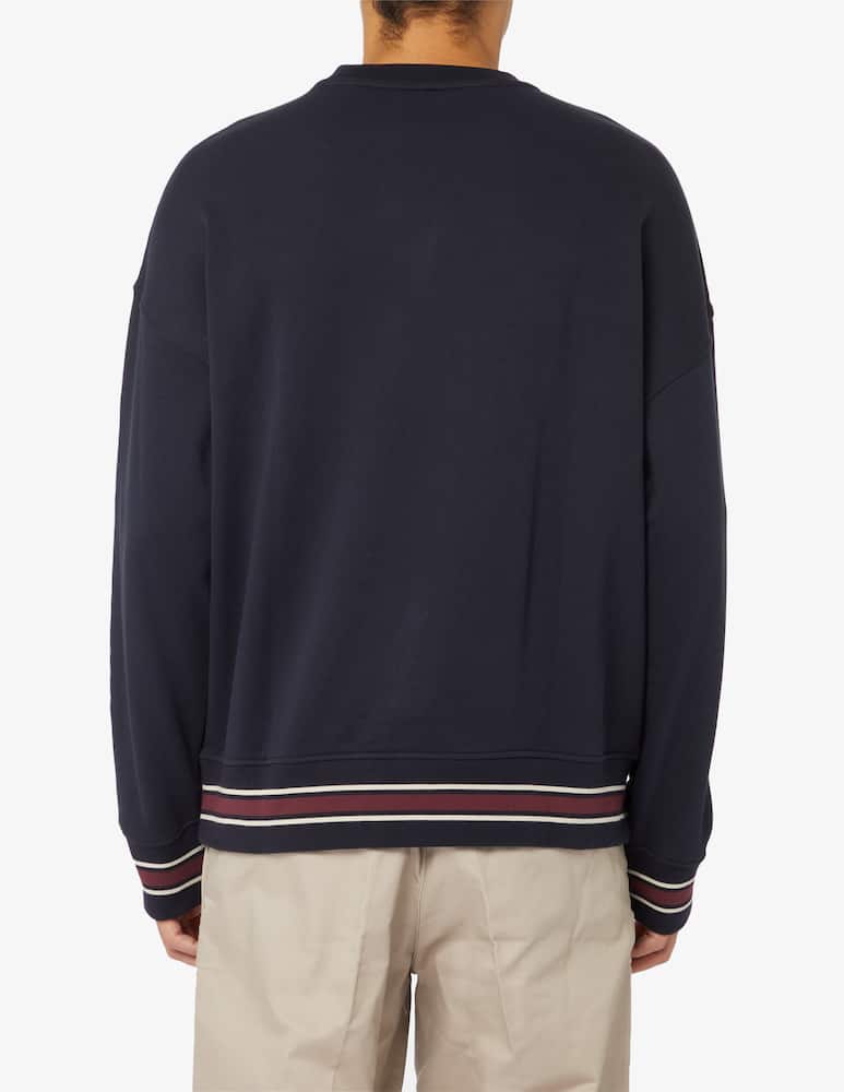 rinascente Armani Exchange Logo campus crewneck jumper