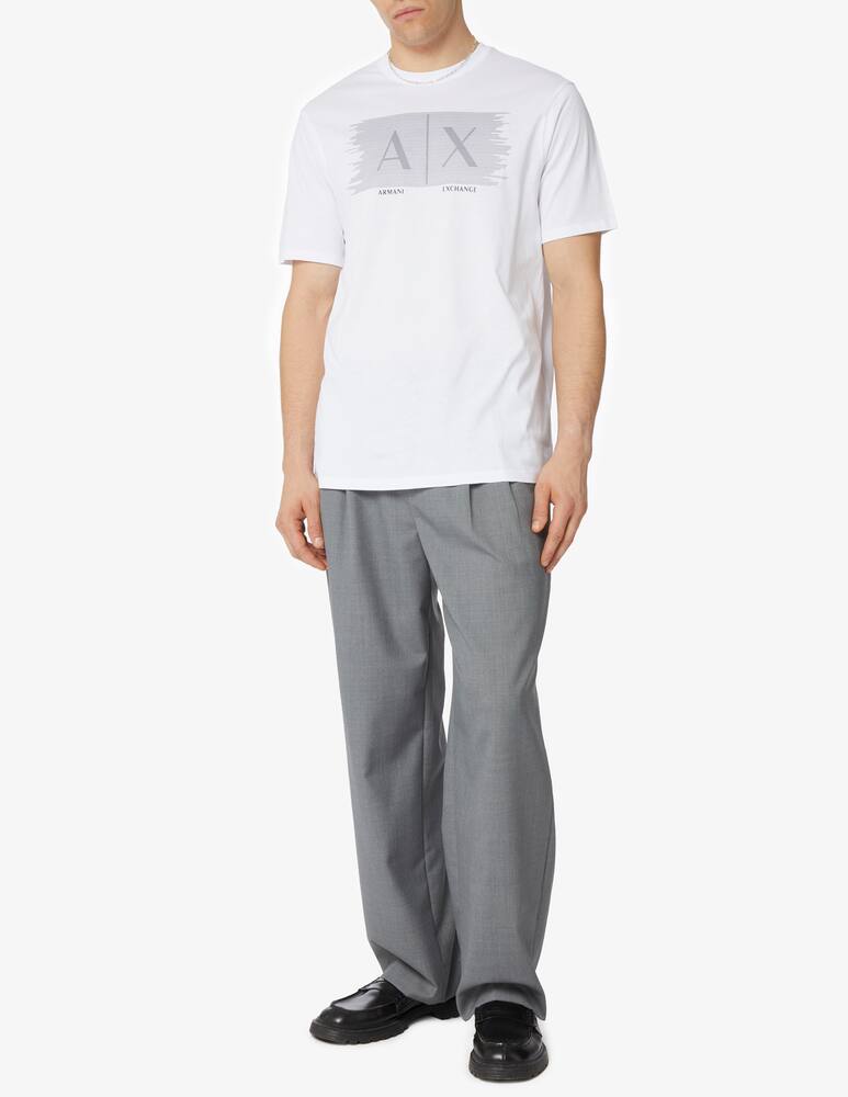 rinascente Armani Exchange Contrast logo t-shirt
