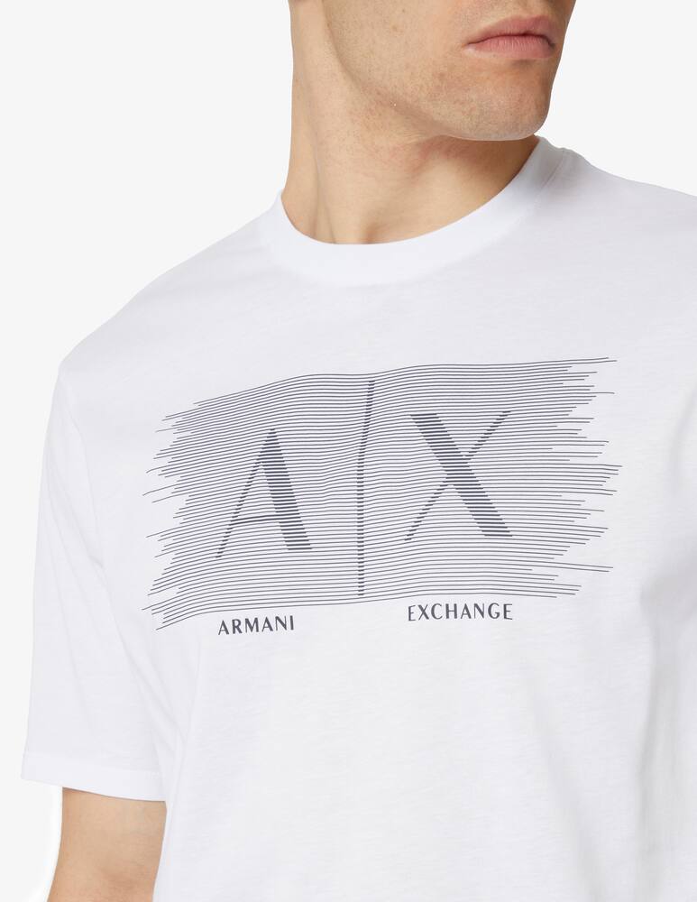 rinascente Armani Exchange Contrast logo t-shirt