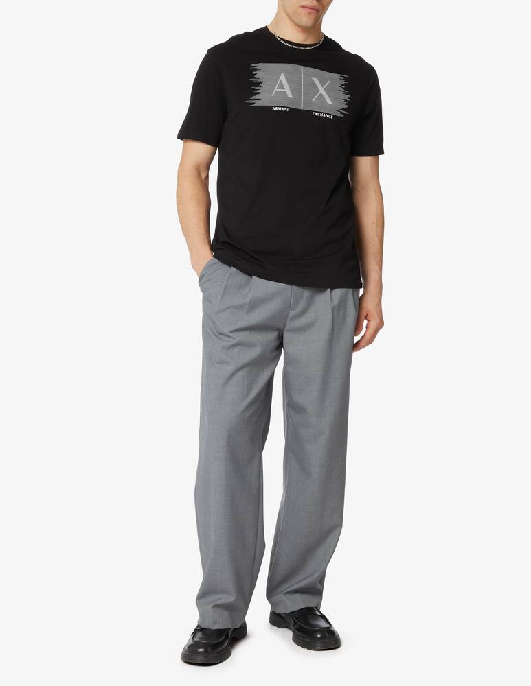 rinascente Armani Exchange Maglietta logo contrasto