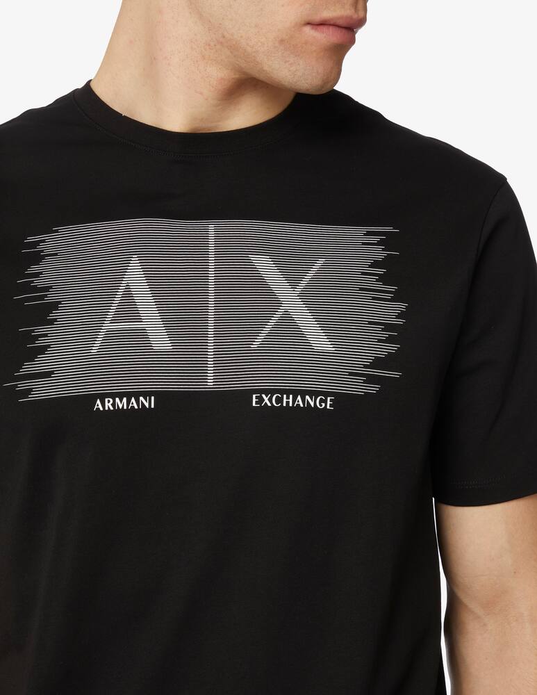 rinascente Armani Exchange Maglietta logo contrasto