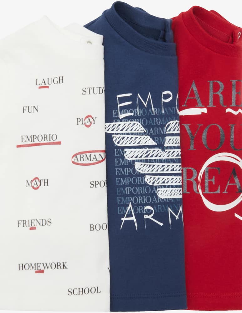 Emporio Armani Set di 3 t-shirt - immagine 2 Emporio Armani Set di 3 t-shirt - immagine 2