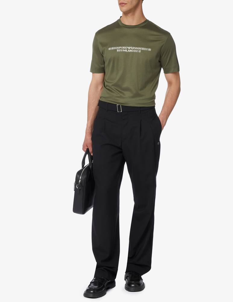 rinascente Emporio Armani Maglietta lettering barcode