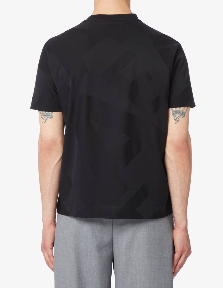 rinascente Emporio Armani Ea macro jacquard t-shirt