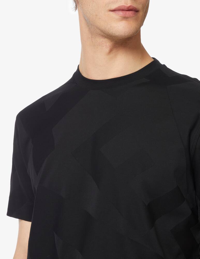 rinascente Emporio Armani Ea macro jacquard t-shirt