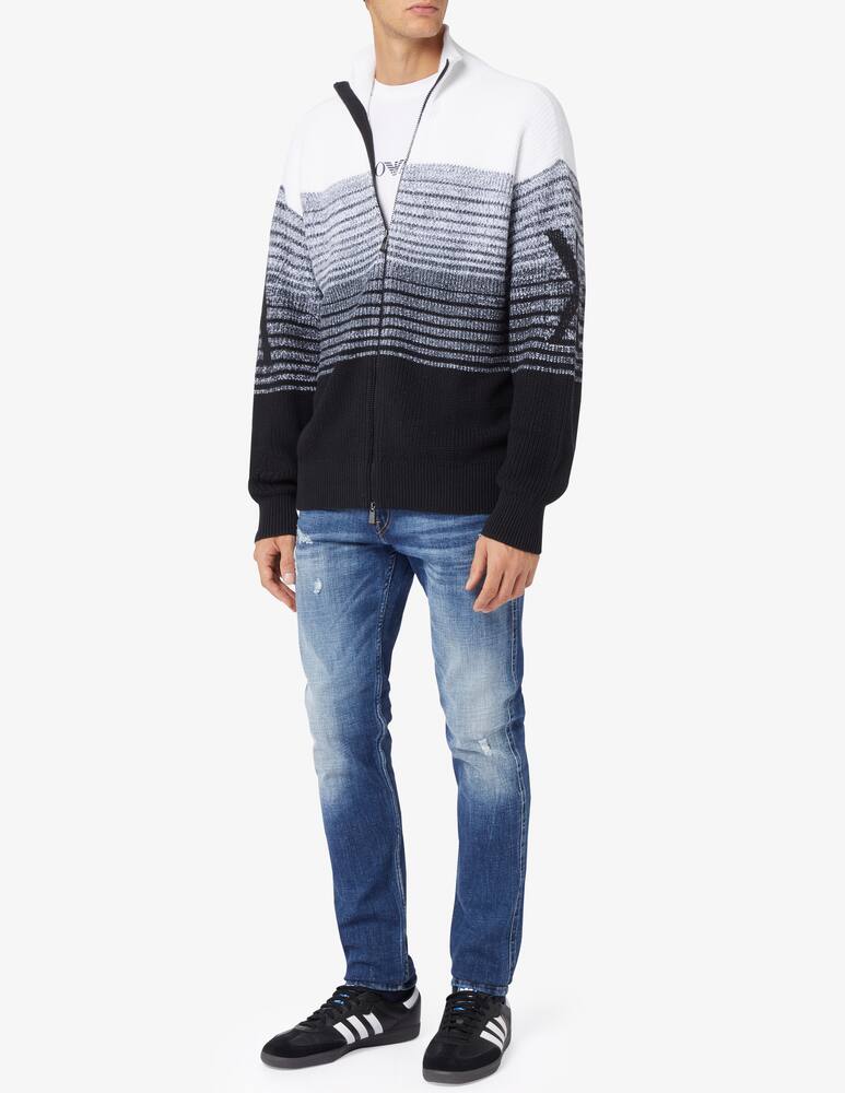 rinascente Armani Exchange Maglia con cerniera con costine