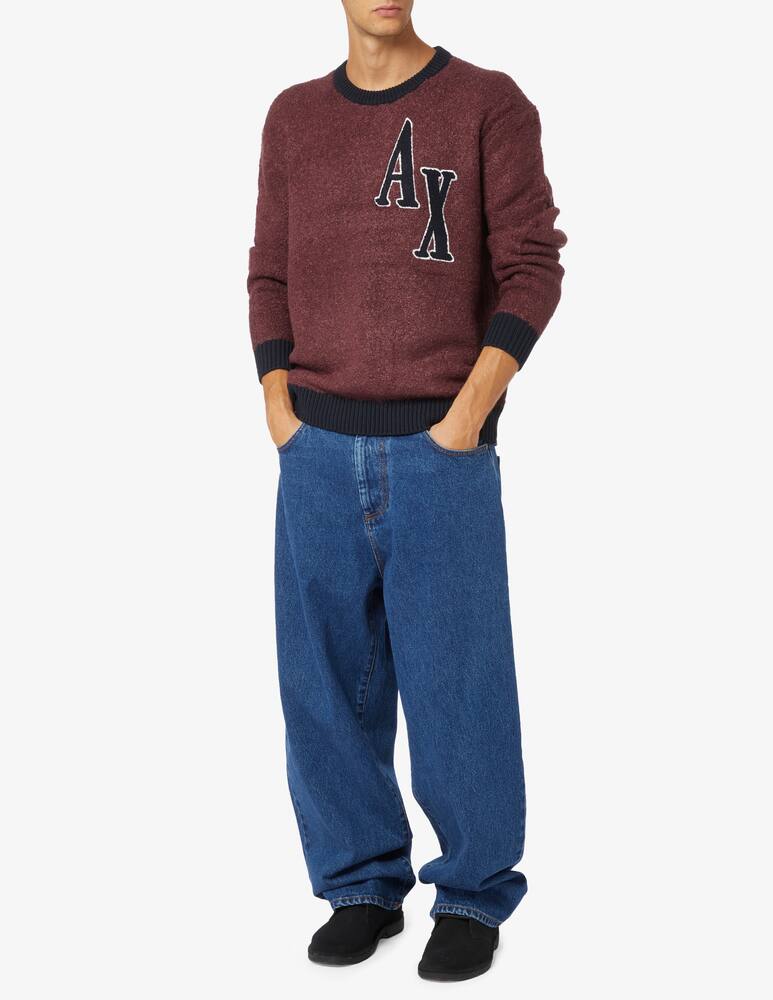 rinascente Armani Exchange Maglia girocollo boucle campus