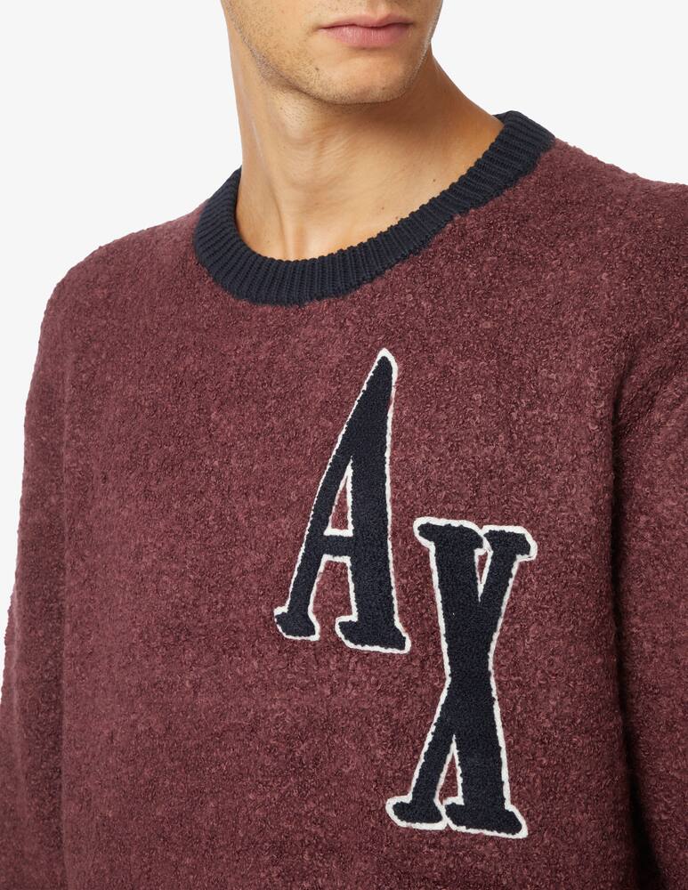 rinascente Armani Exchange Maglia girocollo boucle campus