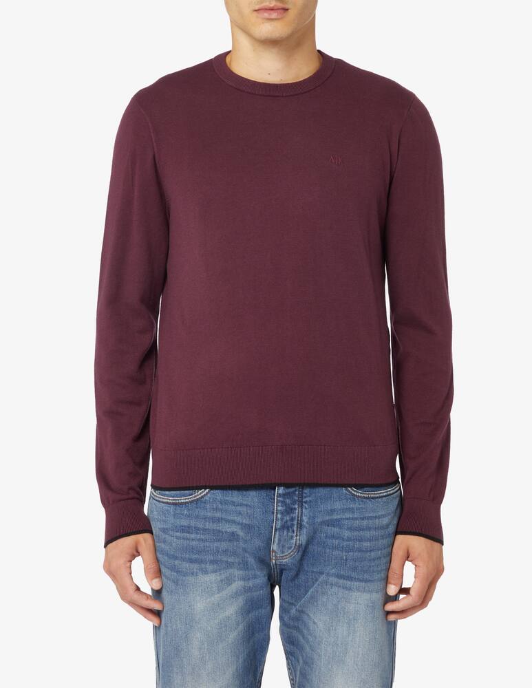 rinascente Armani Exchange Cotton and cashmere crewneck jumper
