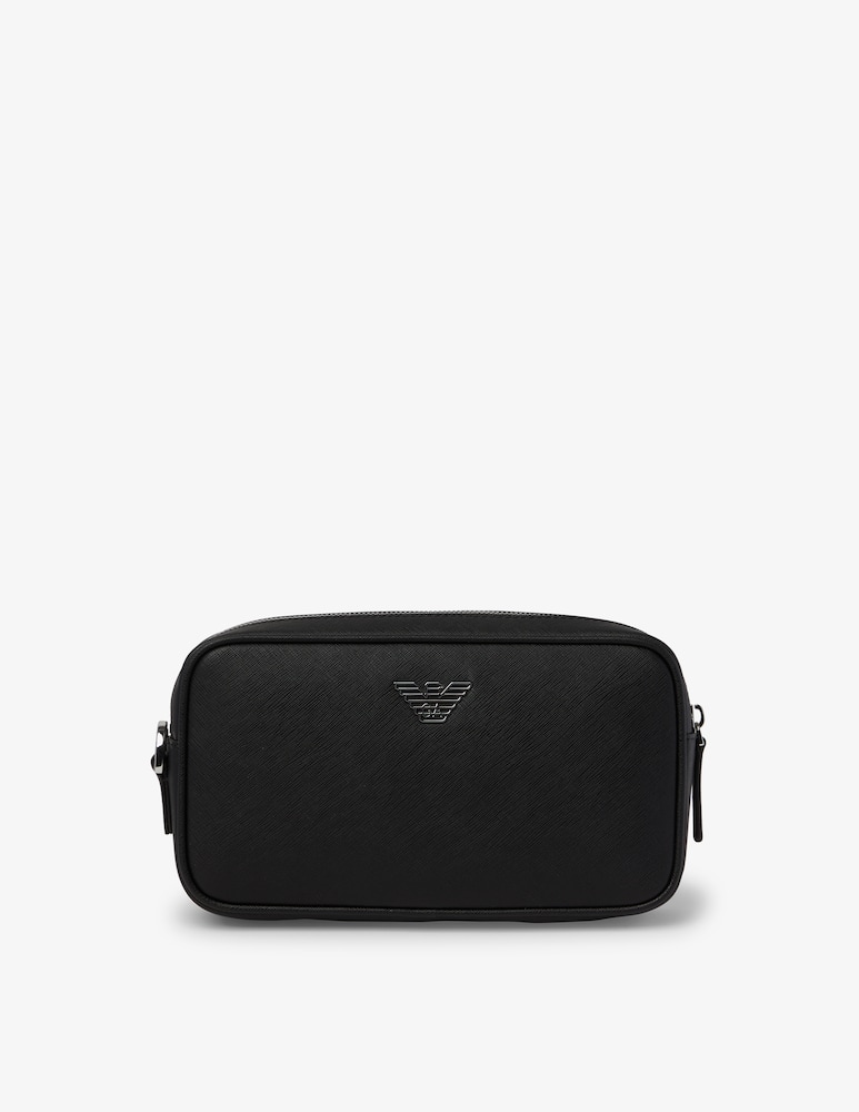 Emporio Armani Beauty saffiano con logo metal - immagine 1 Emporio Armani Beauty saffiano con logo metal - immagine 1