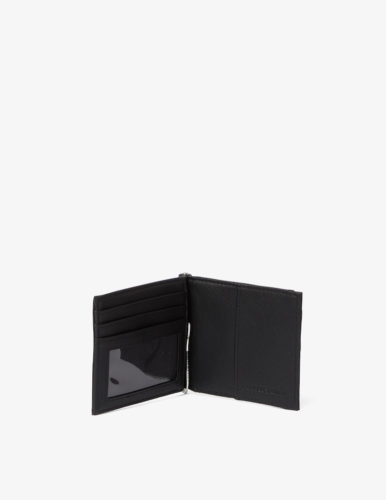 rinascente Emporio Armani Logo saffiano wallet w/coin