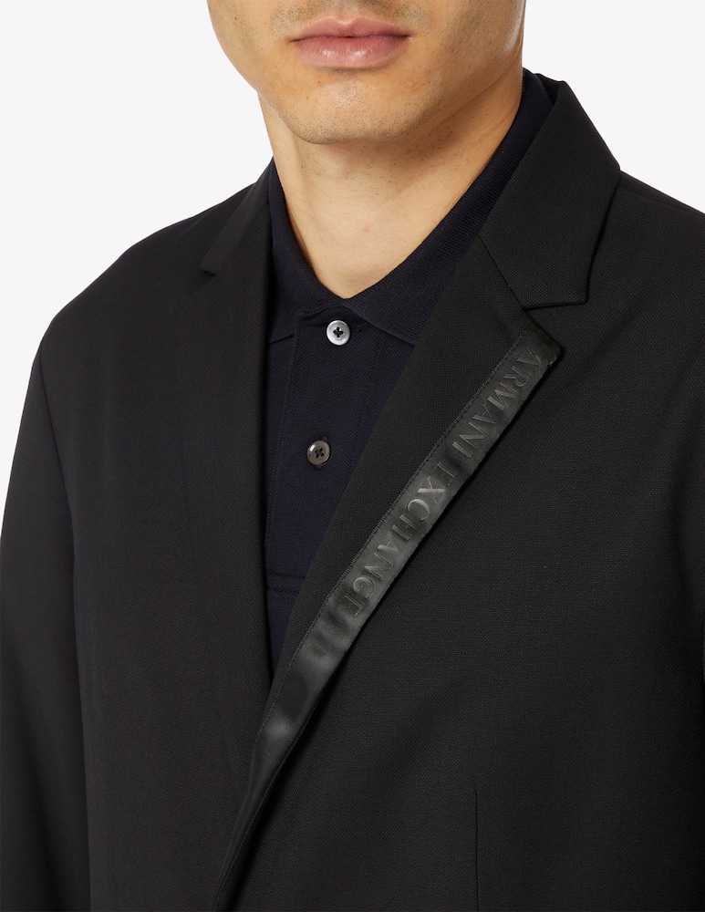 Armani Exchange Blazer inserto satin - immagine 4 Armani Exchange Blazer inserto satin - immagine 4