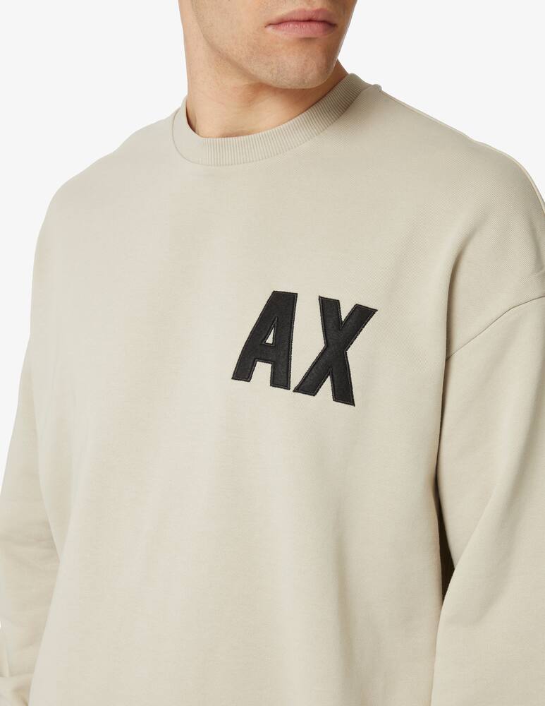 Armani Exchange Felpa girocollo oversize - immagine 3 Armani Exchange Felpa girocollo oversize - immagine 3