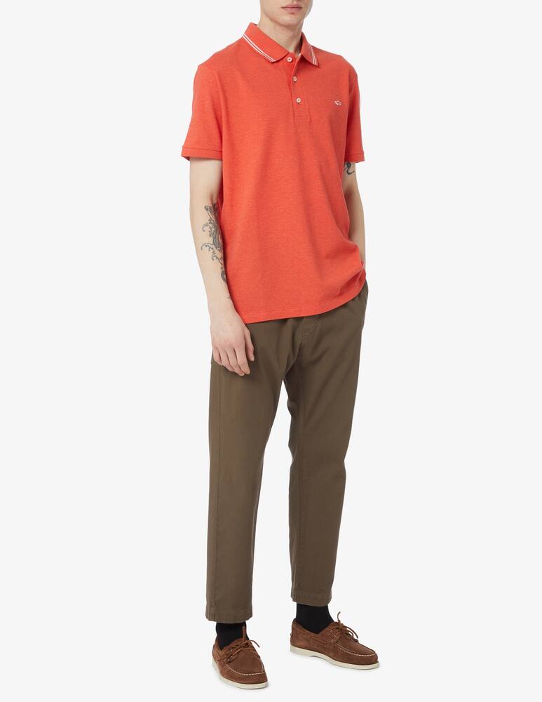 rinascente Paul & Shark Piquet short sleeve polo 