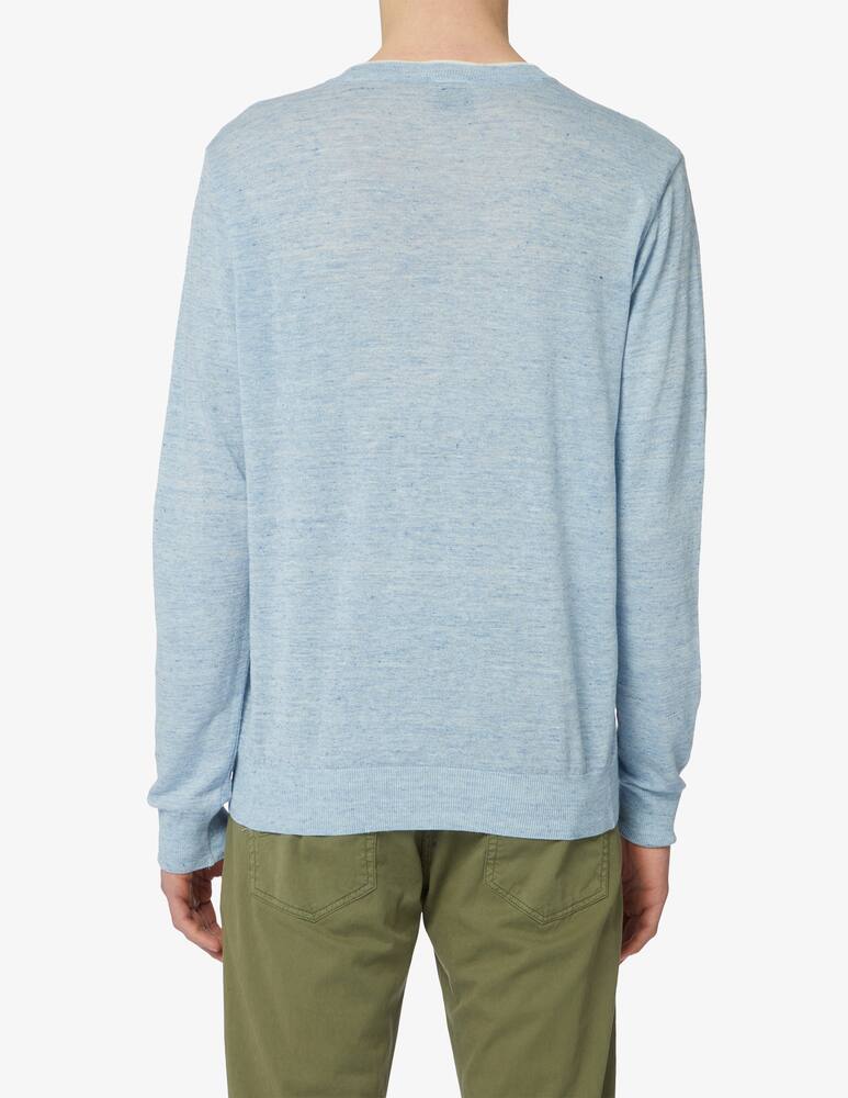 rinascente Paul & Shark Linen and cotton crewneck jumper 