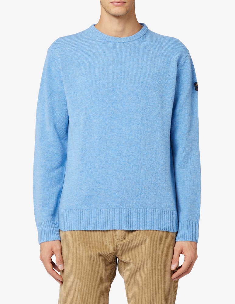 Paul & Shark Shetland fin7 crewneck jumper - picture 1