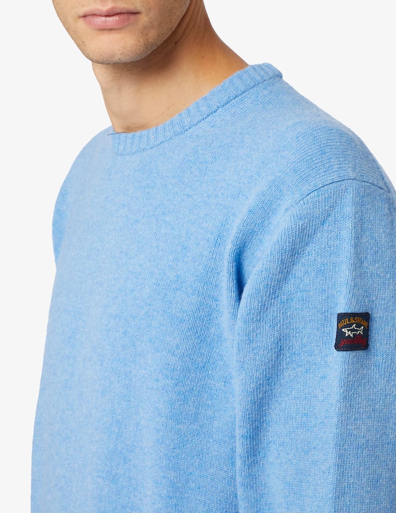 Paul & Shark Shetland fin7 crewneck jumper - picture 4