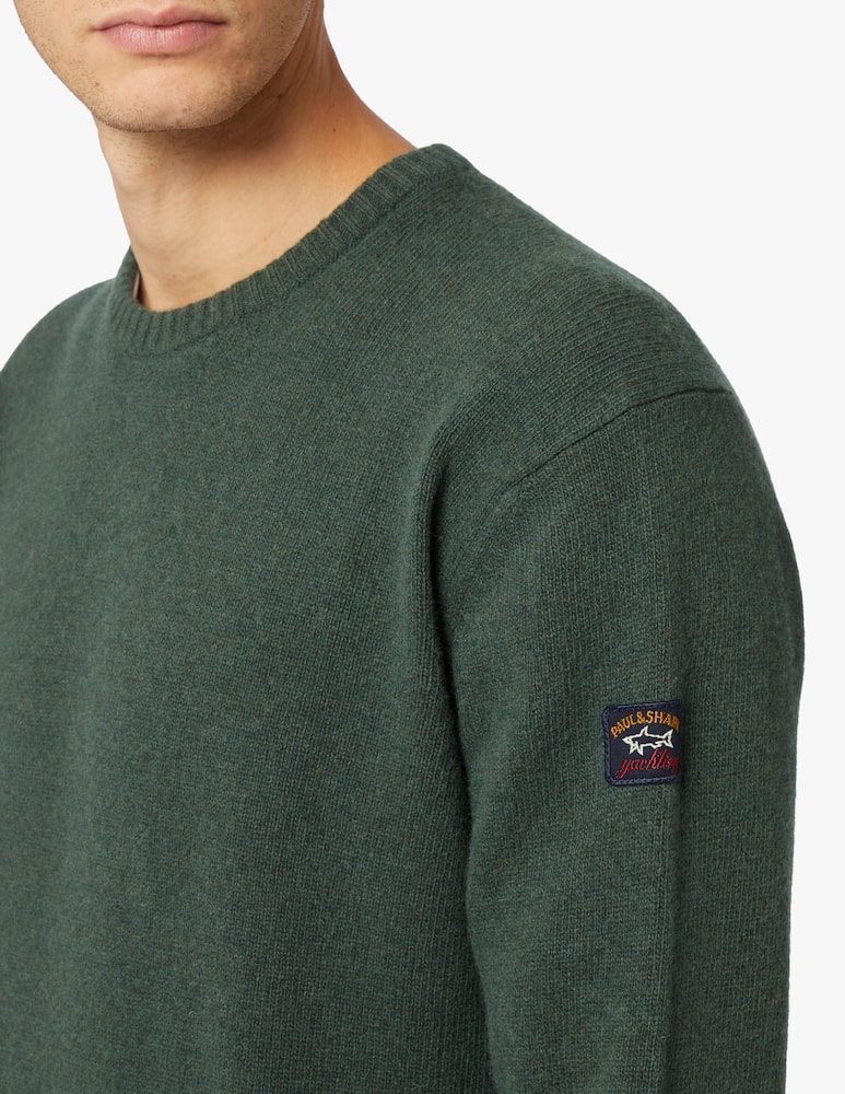 Paul & Shark Maglia girocollo in re-wool - immagine 4 Paul & Shark Maglia girocollo in re-wool - immagine 4