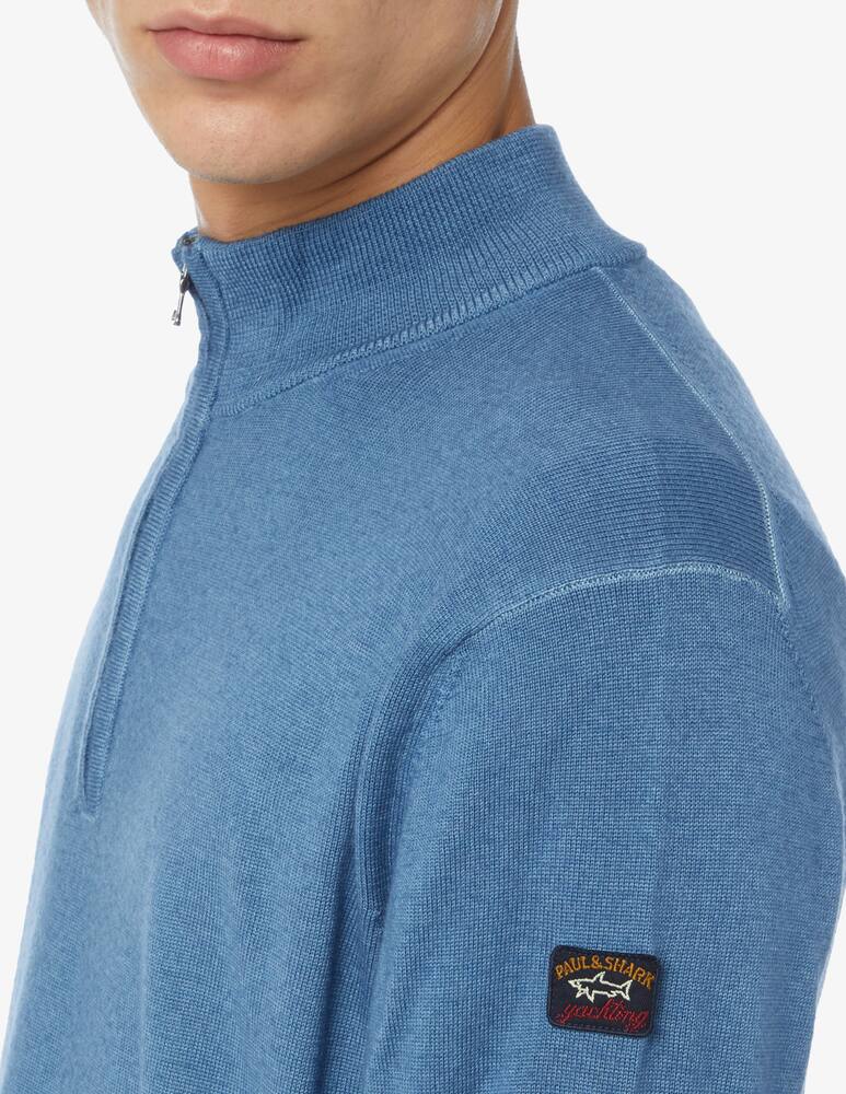 rinascente Paul & Shark Merino wool zipped jumper