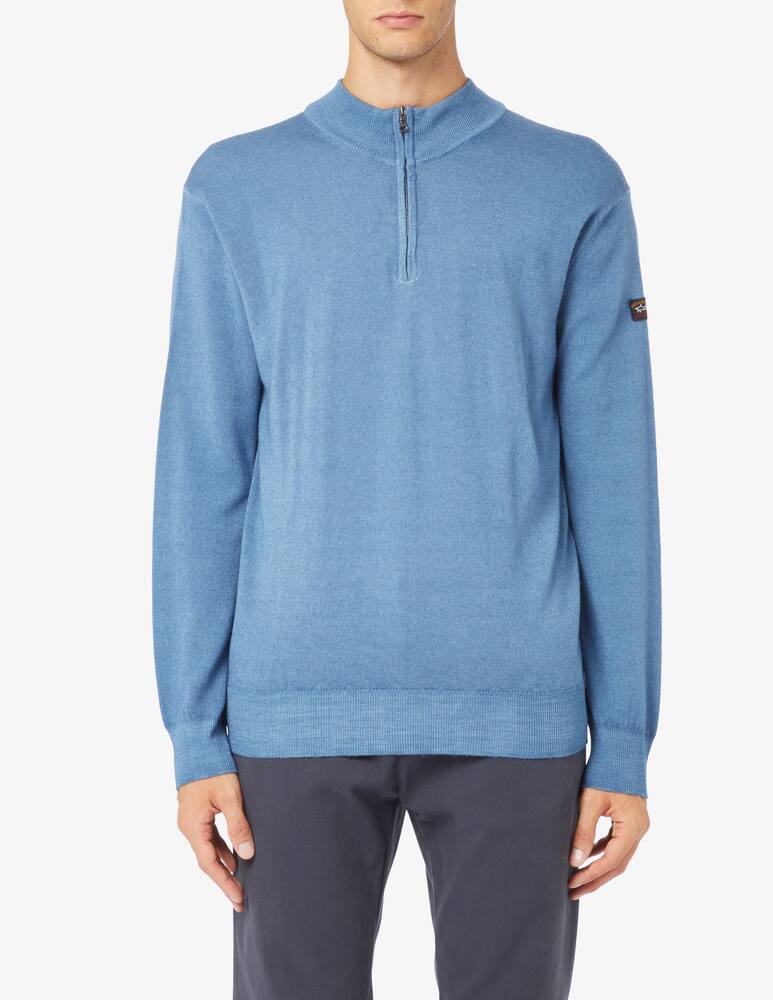 rinascente Paul & Shark Merino wool zipped jumper
