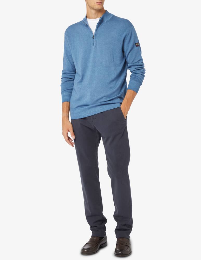 rinascente Paul & Shark Merino wool zipped jumper