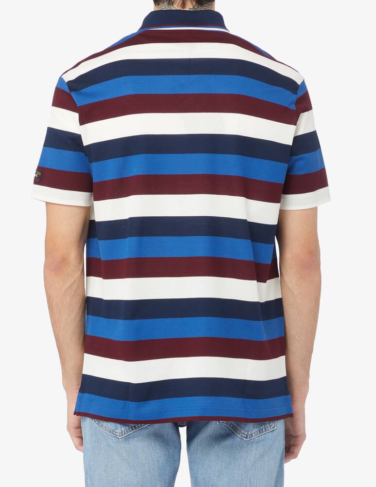 rinascente Paul & Shark Iconic badge pique polo shirt