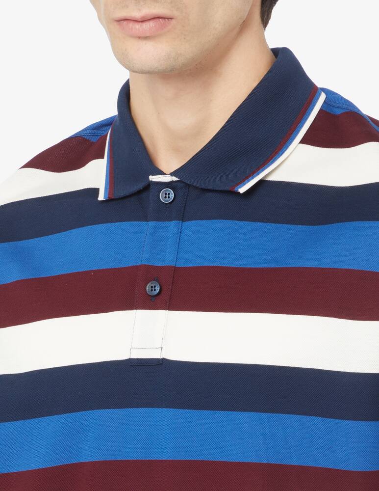 rinascente Paul & Shark Iconic badge pique polo shirt