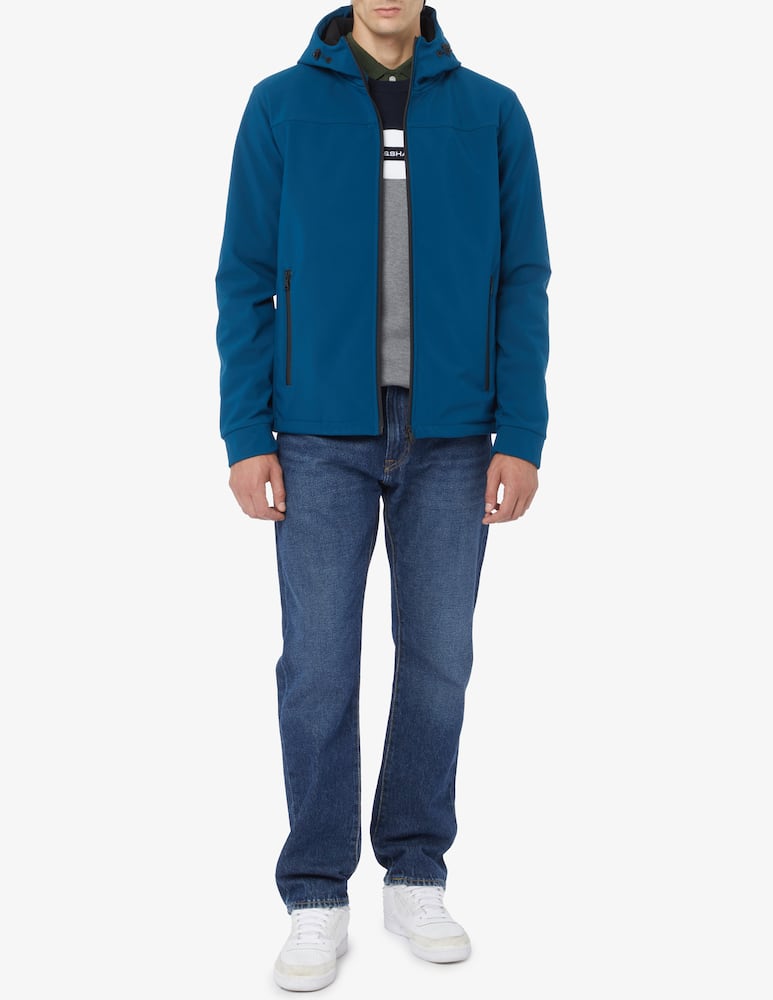 rinascente Paul & Shark Re-shark shell save the sea hooded jacket