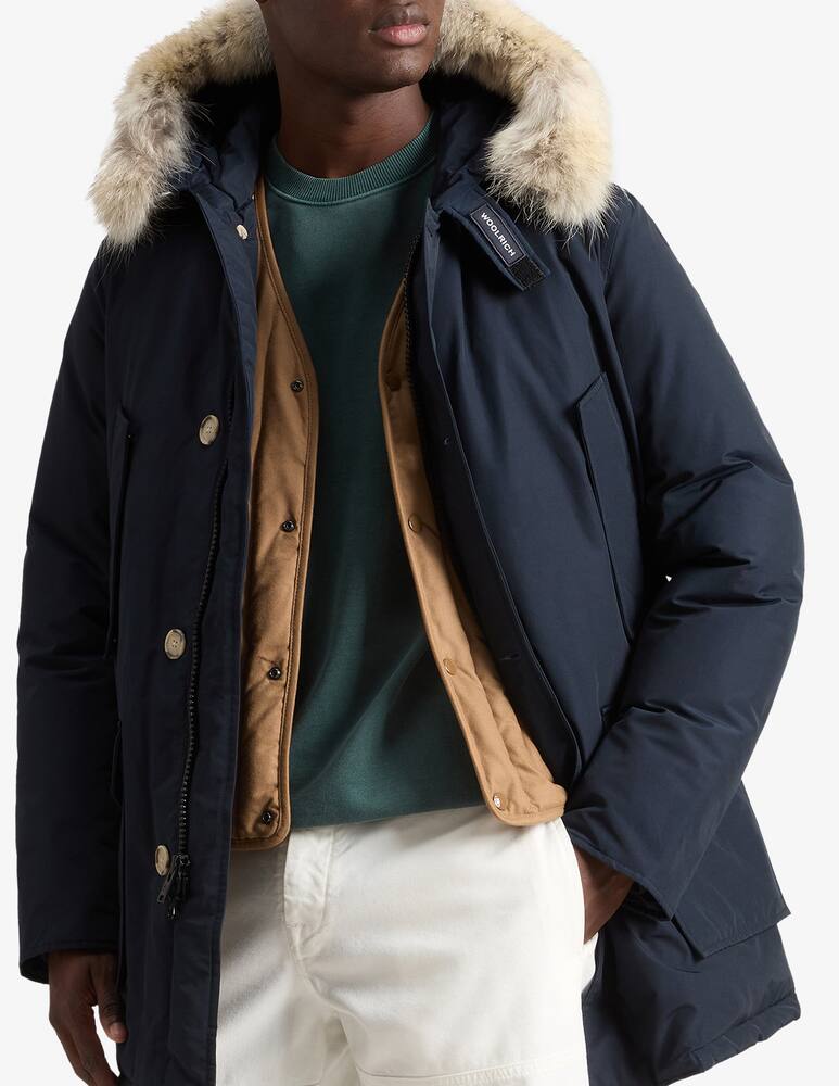 rinascente Woolrich Parka con pelliccia removibile