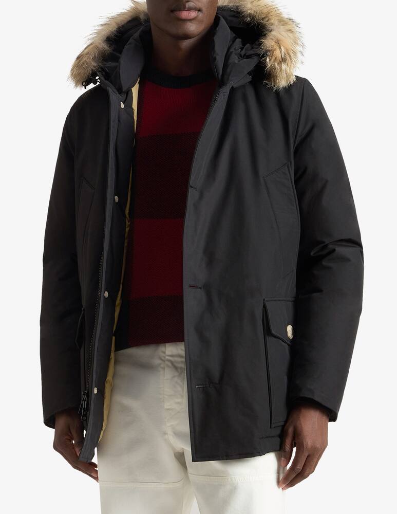 rinascente Woolrich Arctic anorak with fur trim