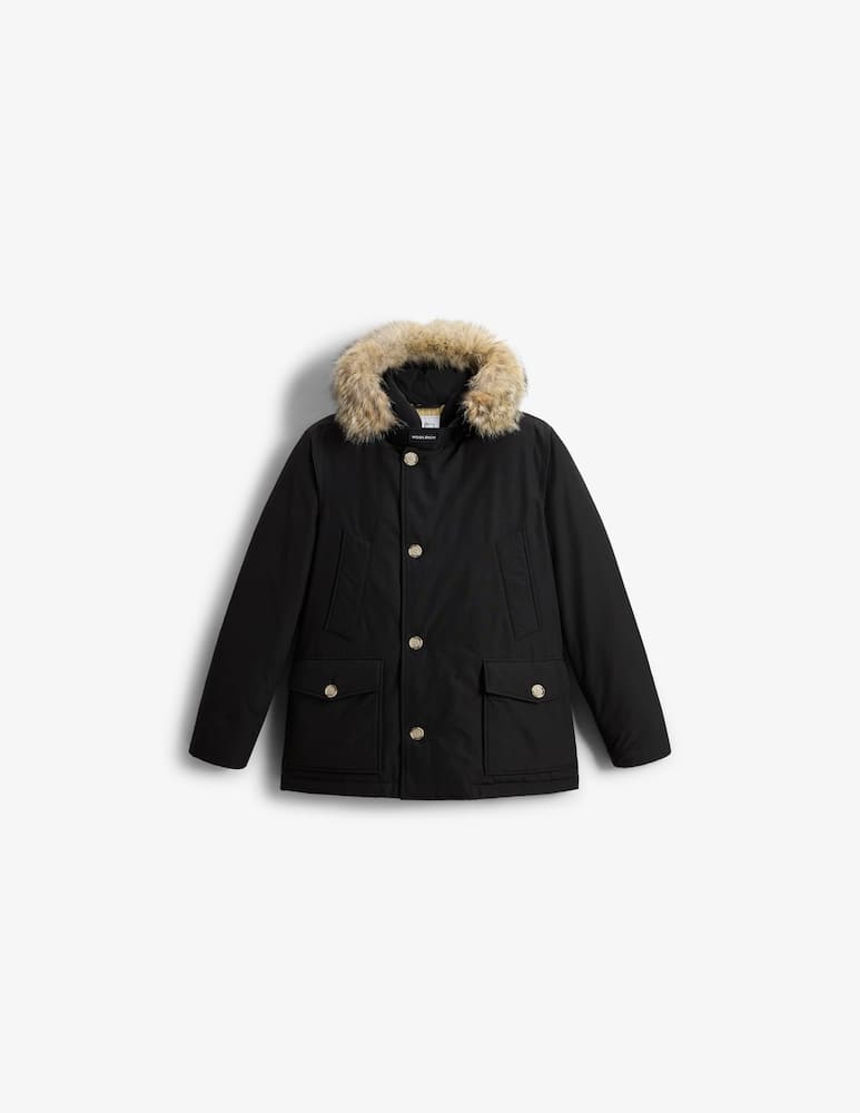 rinascente Woolrich Arctic anorak with fur trim