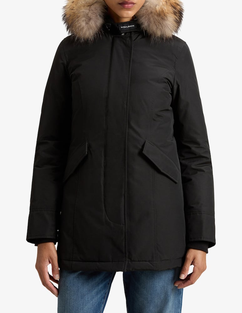 rinascente Woolrich Parka Arctic in Ramar Cloth con pelliccia removibile